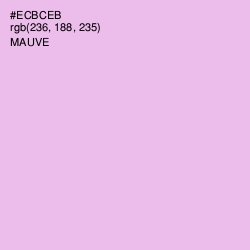 #ECBCEB - Mauve Color Image