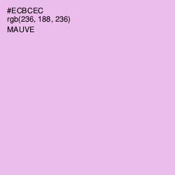 #ECBCEC - Mauve Color Image