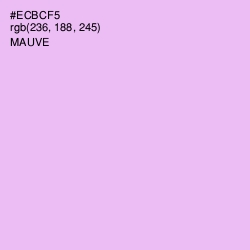 #ECBCF5 - Mauve Color Image