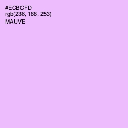 #ECBCFD - Mauve Color Image