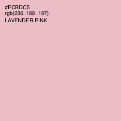 #ECBDC5 - Lavender Pink Color Image