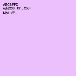 #ECBFFD - Mauve Color Image