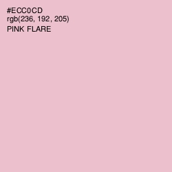 #ECC0CD - Pink Flare Color Image