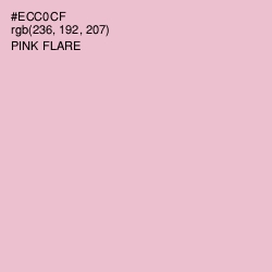 #ECC0CF - Pink Flare Color Image