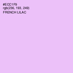 #ECC1F9 - French Lilac Color Image