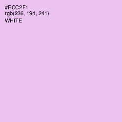 #ECC2F1 - French Lilac Color Image