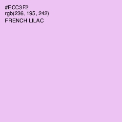 #ECC3F2 - French Lilac Color Image