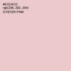 #ECCACC - Oyster Pink Color Image