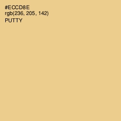 #ECCD8E - Putty Color Image