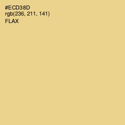 #ECD38D - Flax Color Image