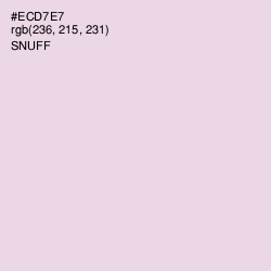 #ECD7E7 - Snuff Color Image