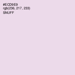 #ECD9E9 - Snuff Color Image