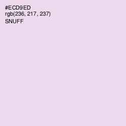 #ECD9ED - Snuff Color Image