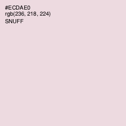 #ECDAE0 - Snuff Color Image