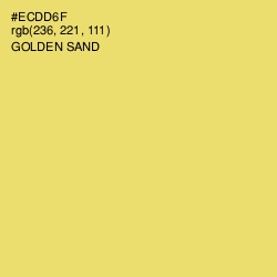 #ECDD6F - Golden Sand Color Image