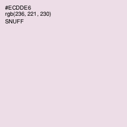 #ECDDE6 - Snuff Color Image