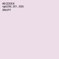 #ECDDE8 - Snuff Color Image