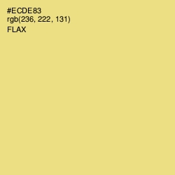 #ECDE83 - Flax Color Image