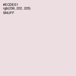 #ECDEE1 - Snuff Color Image