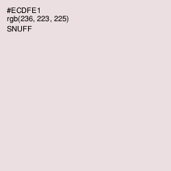 #ECDFE1 - Snuff Color Image