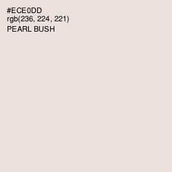 #ECE0DD - Pearl Bush Color Image