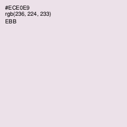 #ECE0E9 - Ebb Color Image