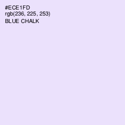 #ECE1FD - Blue Chalk Color Image