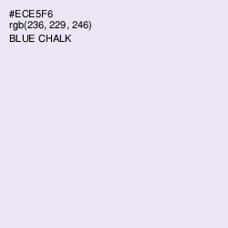 #ECE5F6 - Blue Chalk Color Image