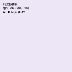 #ECE6F6 - Athens Gray Color Image