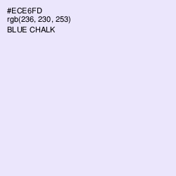 #ECE6FD - Blue Chalk Color Image