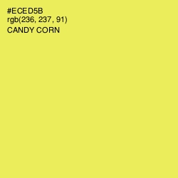 #ECED5B - Candy Corn Color Image