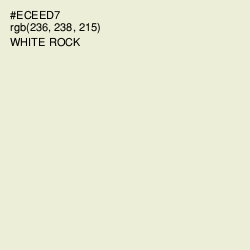 #ECEED7 - White Rock Color Image