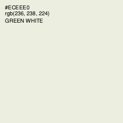 #ECEEE0 - Green White Color Image