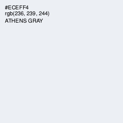 #ECEFF4 - Athens Gray Color Image