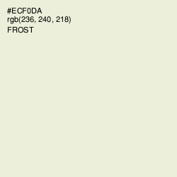 #ECF0DA - Frost Color Image