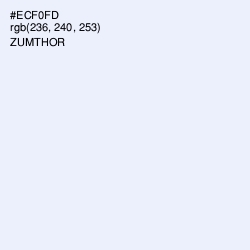 #ECF0FD - Zumthor Color Image