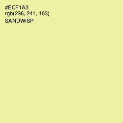 #ECF1A3 - Sandwisp Color Image