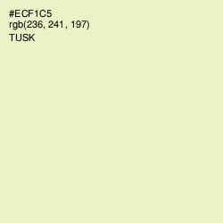 #ECF1C5 - Tusk Color Image