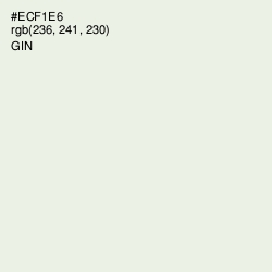 #ECF1E6 - Gin Color Image