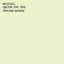 #ECF2CC - Tahuna Sands Color Image