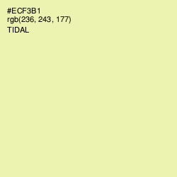 #ECF3B1 - Tidal Color Image