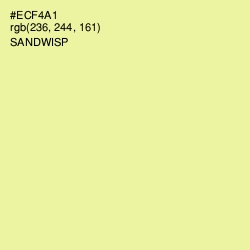 #ECF4A1 - Sandwisp Color Image