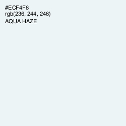 #ECF4F6 - Aqua Haze Color Image