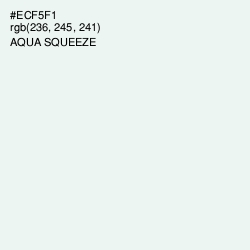 #ECF5F1 - Aqua Squeeze Color Image