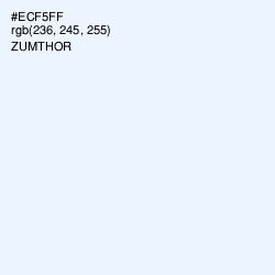 #ECF5FF - Zumthor Color Image