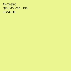 #ECF690 - Jonquil Color Image