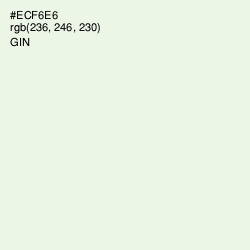 #ECF6E6 - Gin Color Image