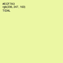 #ECF7A3 - Tidal Color Image