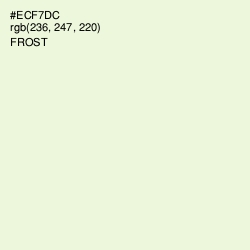 #ECF7DC - Frost Color Image