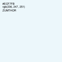 #ECF7FB - Zumthor Color Image